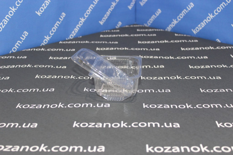 Пищевой одноразовый блистерный контейнер-упаковка (посуда) ПС - 180, 250 мл (1000 шт/уп)