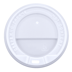 Крышка для бумажных стаканов 250 мл M-76 белая