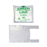 Пакет фасовочный пищевой майка из полиэтилена Green Line 22/6х38 по 100 штук в пачке