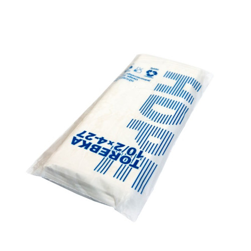 Пакет фасовочный пищевой из полиэтилена TOREBKA, размер 10/4×27, 300 штук в пачке