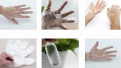Перчатка одноразовая из полиэтилена Gloves по 100 штук в пачке