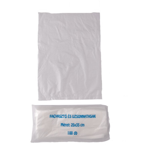 Пакет фасовочный пищевой из полиэтилена "Венгерка", размер 25x35 см, 100 штук в пачке