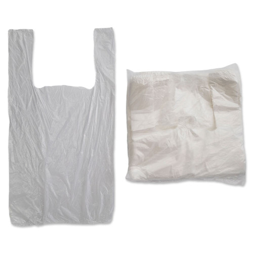 Пакет фасовочный пищевой из полиэтилена майка 25\8×45 по 100 штук в пачке