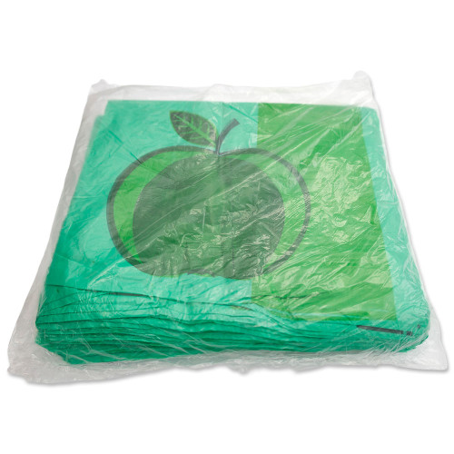 Пакет фасовочный пищевой из полиэтилена майка "Яблоко", 100 штук в пачке, размер 30x55 см