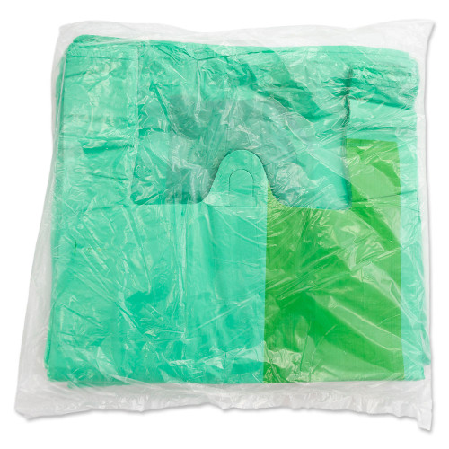 Пакет фасовочный пищевой из полиэтилена майка "Яблоко", 100 штук в пачке, размер 30x55 см