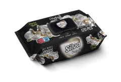 Влажные салфетки Silva Орхидея с клапаном 120 шт