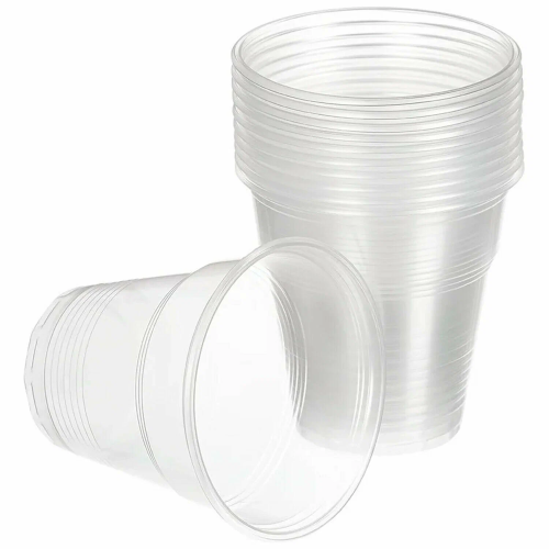 Стакан одноразовий, пластиковий, прозорий 300 мл