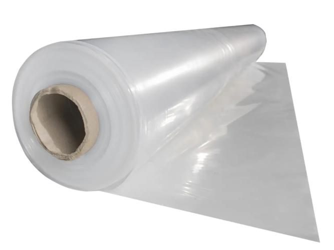 Пленка полиэтиленовая прозрачная первичная рукав 150мкм 50м