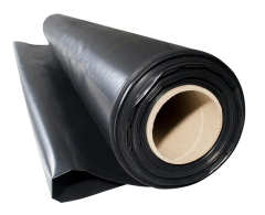 Пленка полиэтиленовая черная вторичная рукав 100мкм 100м